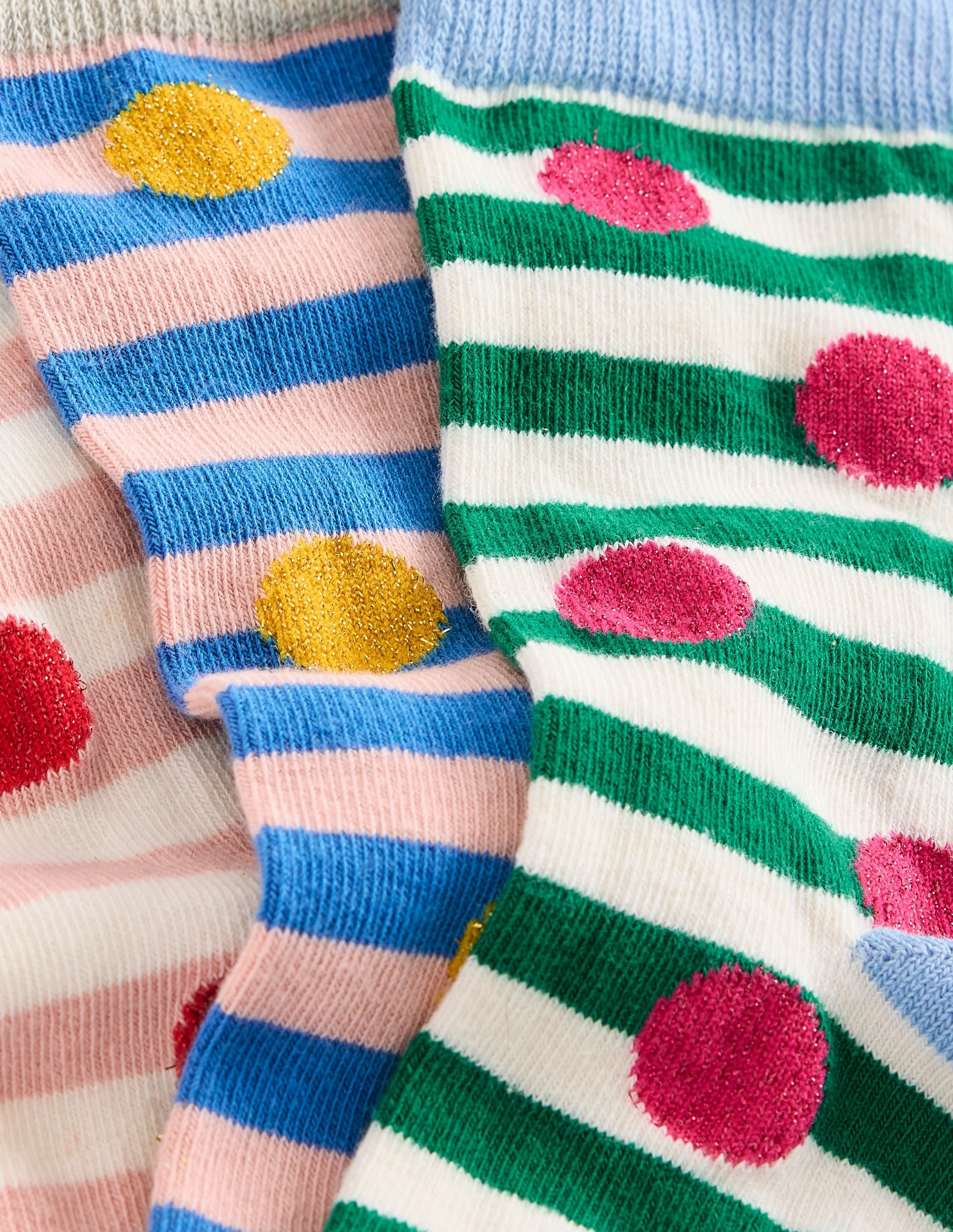 3 Pack Sparkle Socks-Spot Socks