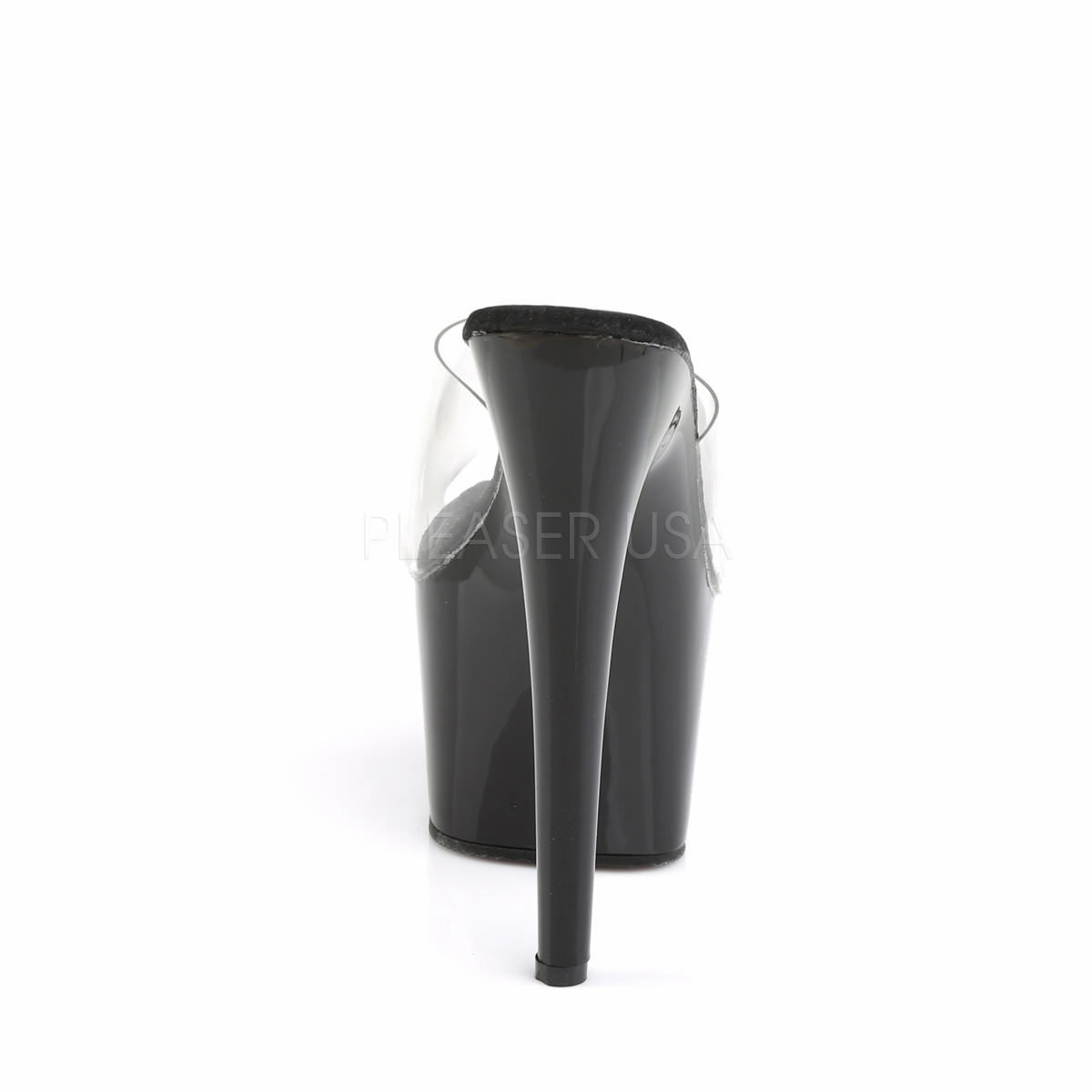 7 Inch Heel ADORE-701 Clear-Black