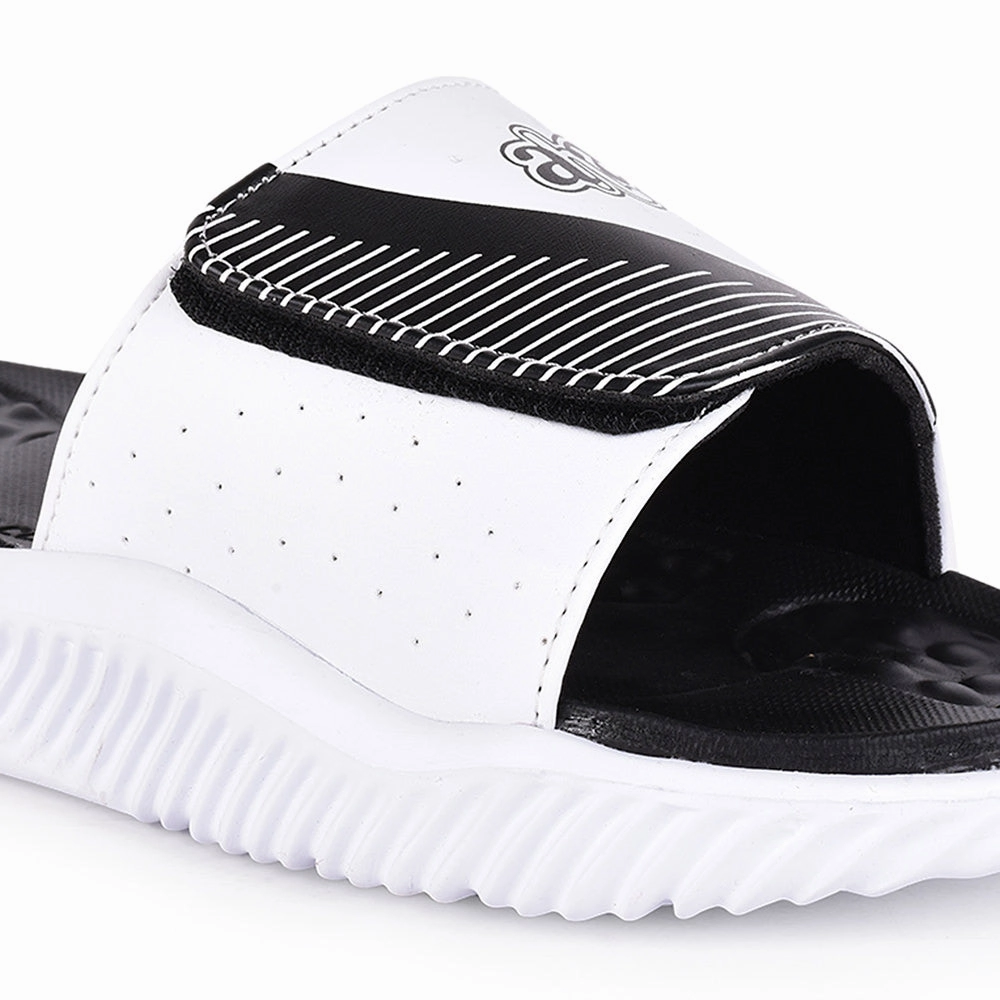 A-HA By Liberty White Slides For Men STAMINA-25