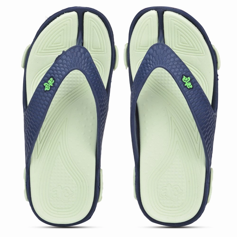 A-HA Casual Royal Blue Flip Flops For Kids SHOKER-K15 By Liberty