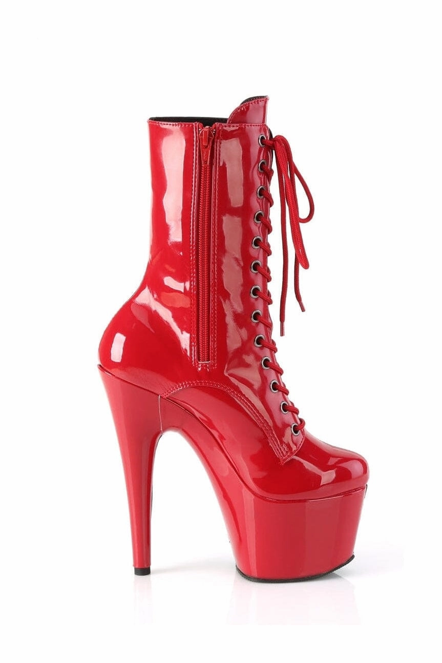 ADORE-1040TT Red Patent Ankle Boot