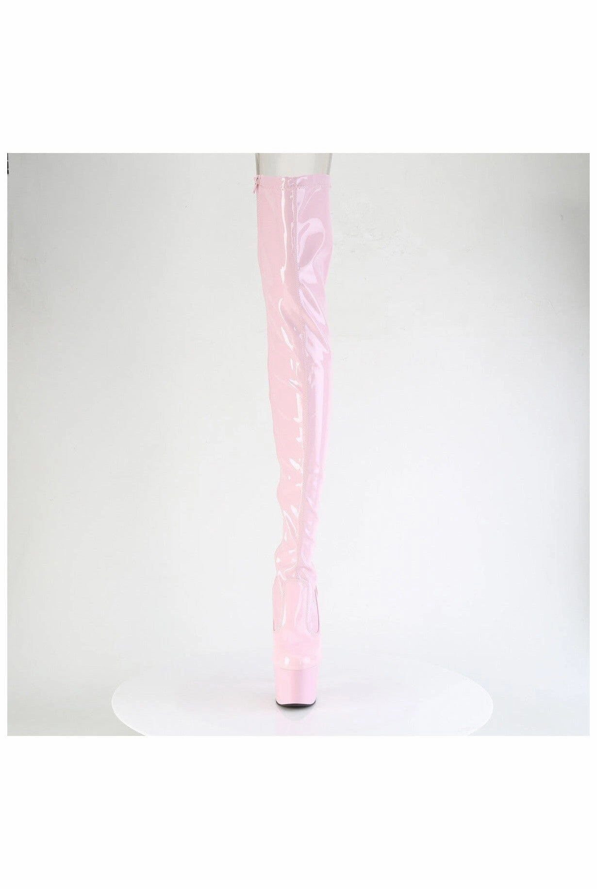 ADORE-3850 Pink Patent Thigh Boot