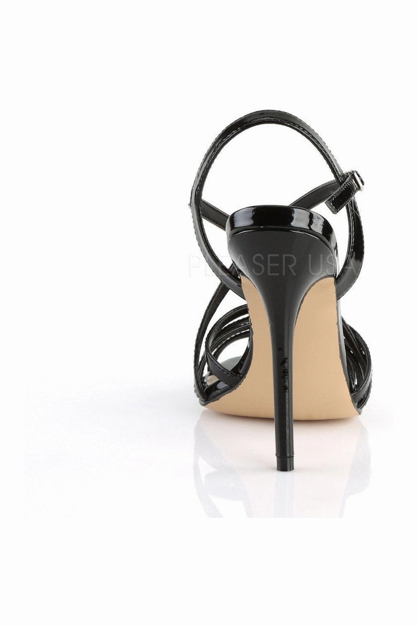 AMUSE-13 Sandal  | Black Patent