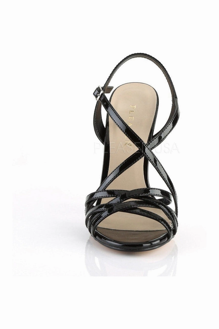 AMUSE-13 Sandal  | Black Patent