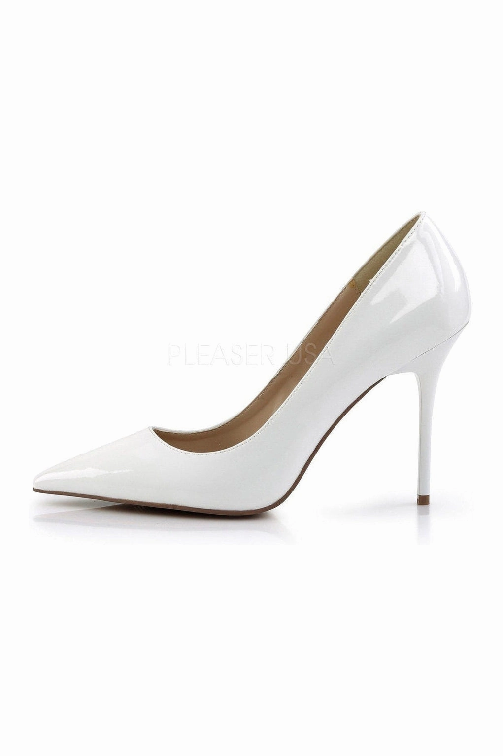 CLASSIQUE-20 Pump  | White Patent