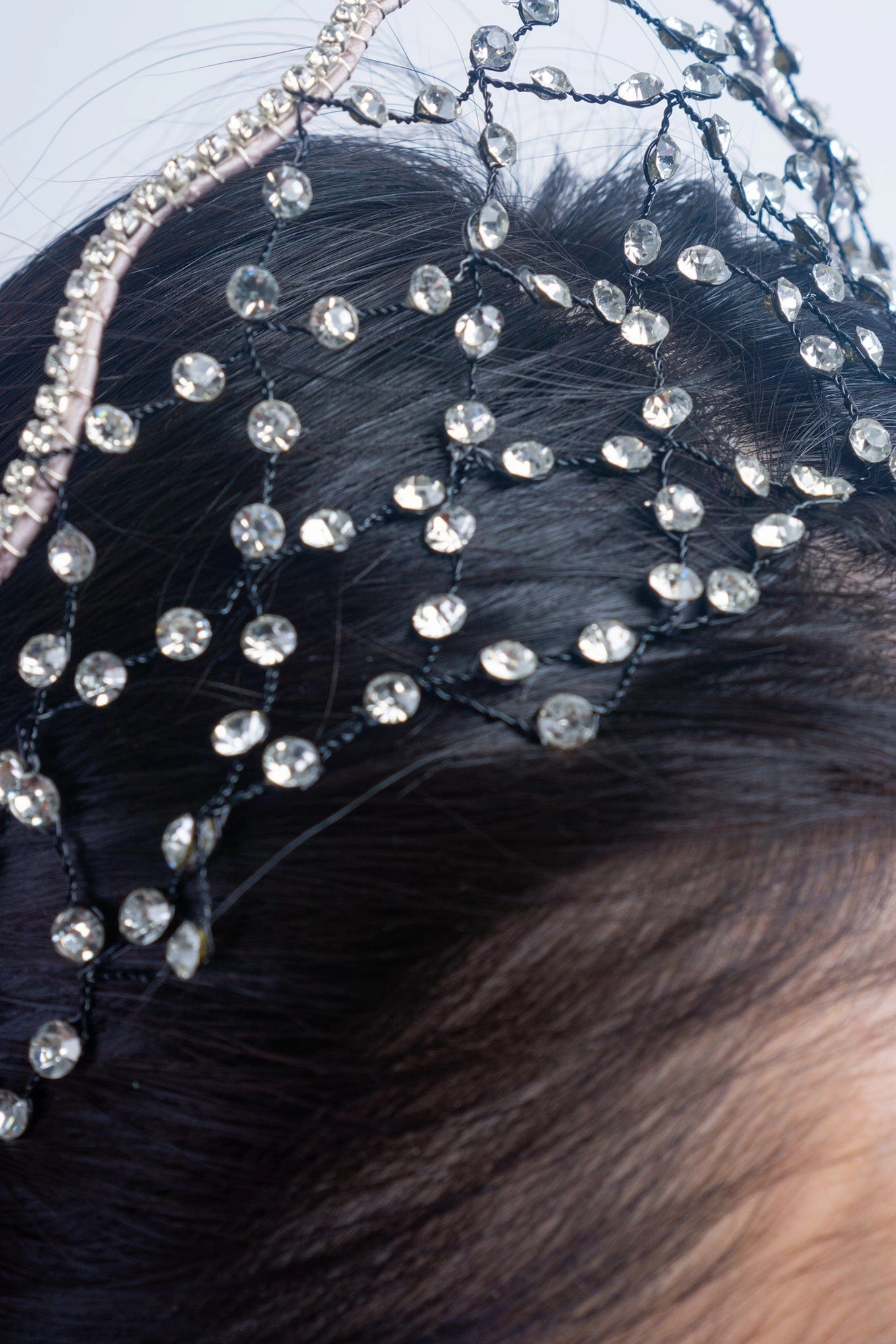 Clear Rhinestone Fireworks Headband