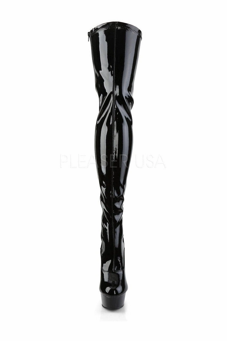 DELIGHT-3063 Platform Boot  | Black Patent