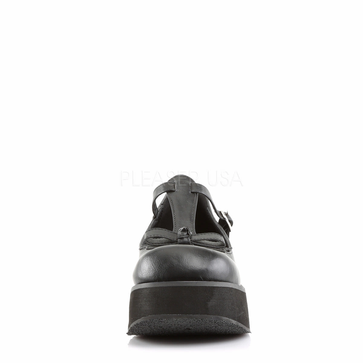 Demonia SPRITE-03 Black Vegan Leather Shoes
