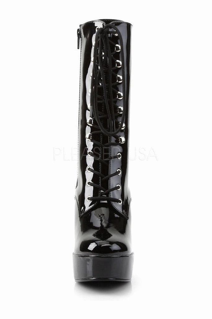 ELECTRA-1020 Platform Boot  | Black Patent
