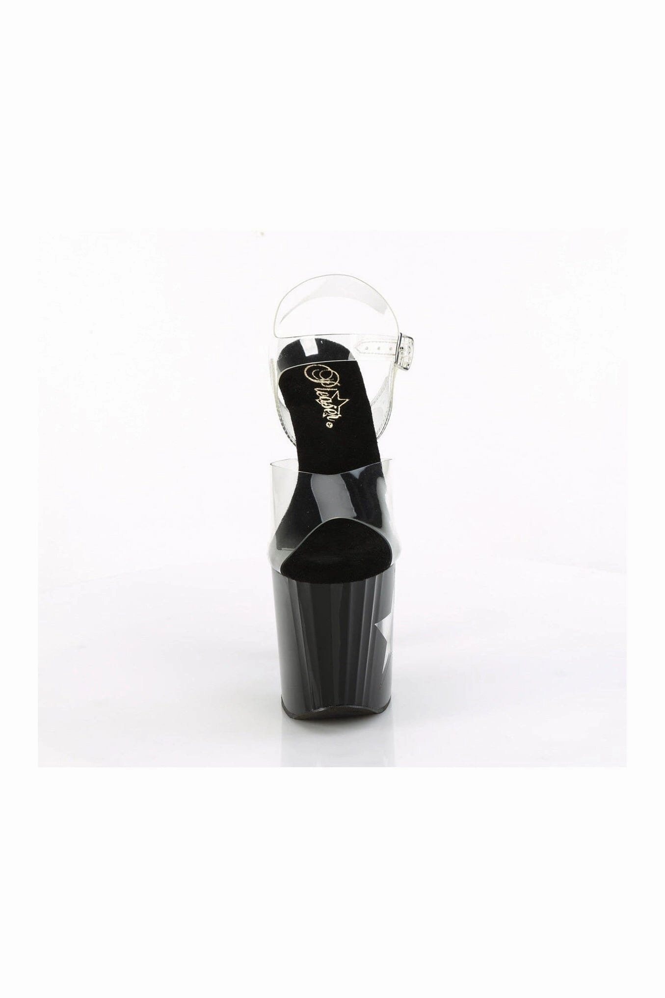 ENCHANT-708LT-STAR Clear Vinyl Sandal