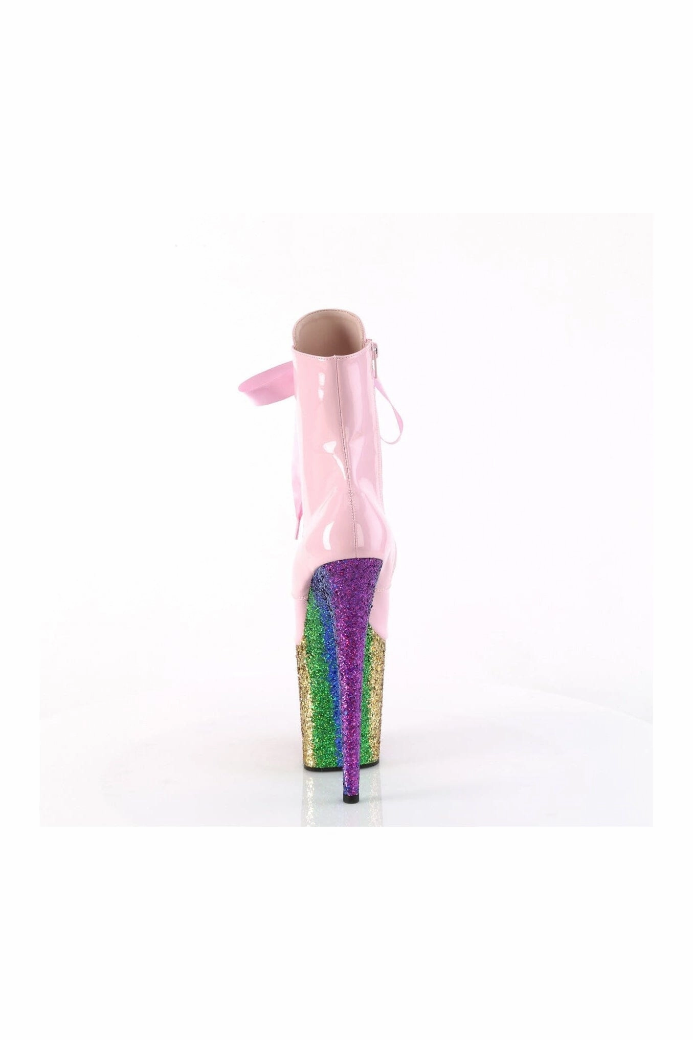 FLAMINGO-1020HG Pink Patent Ankle Boot