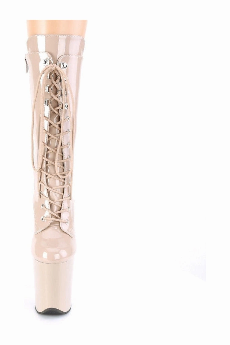 FLAMINGO-1050 Exotic Boot | Nude Patent