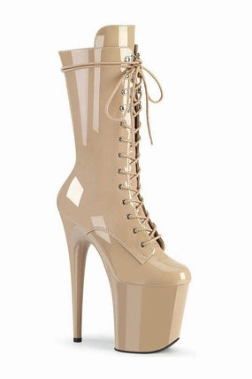 FLAMINGO-1050 Exotic Boot | Nude Patent