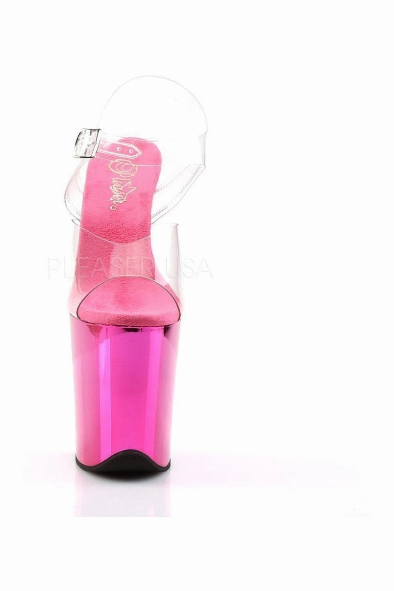 FLAMINGO-808 Platform Sandal  | Clear Vinyl