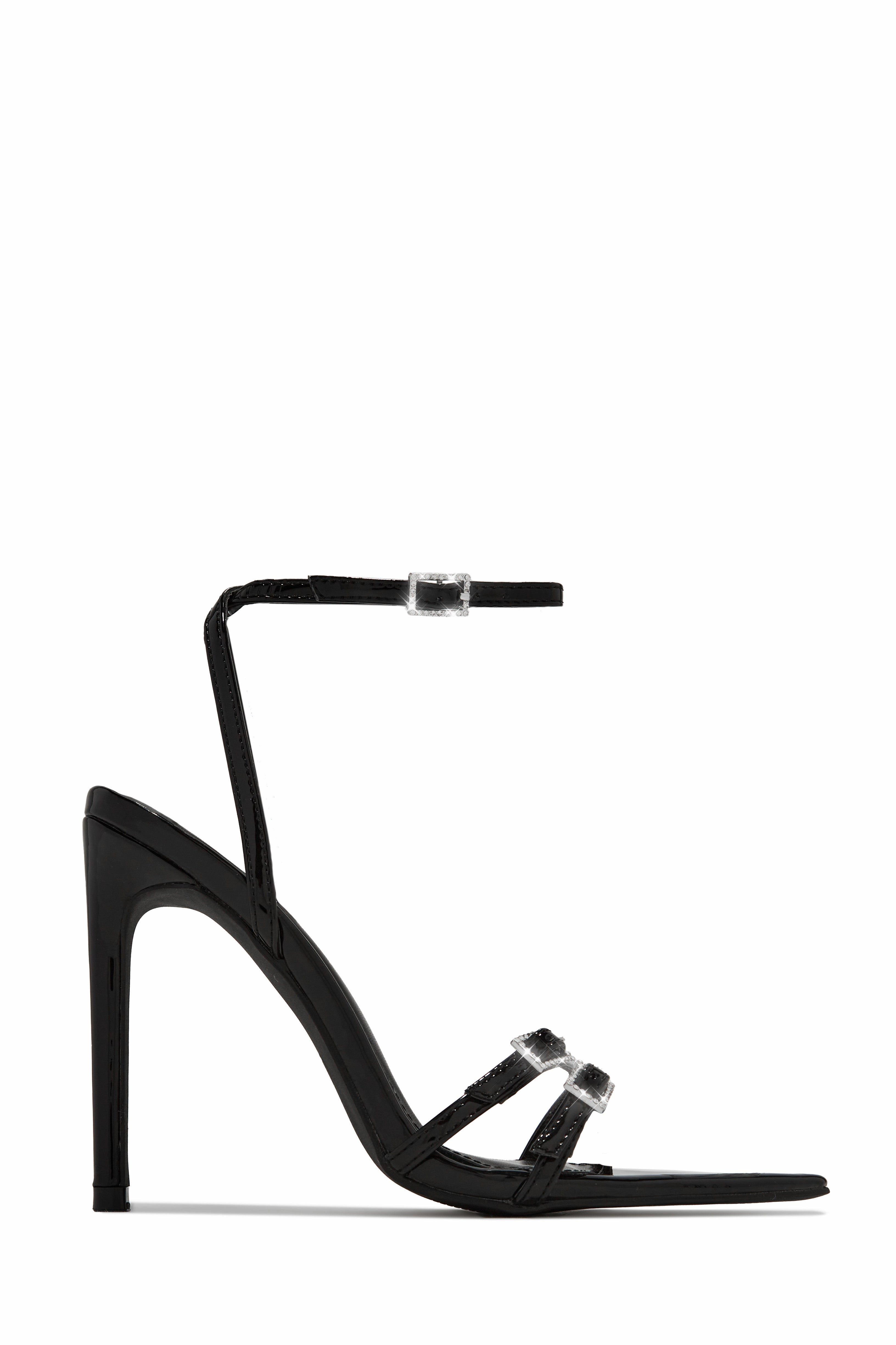 Glamorous Party Embellished High Heels - Bone