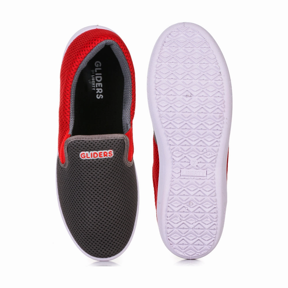 Gliders (Grey) Sporty Casual Slip on Shoes For Men EAGLE-2 By Liberty