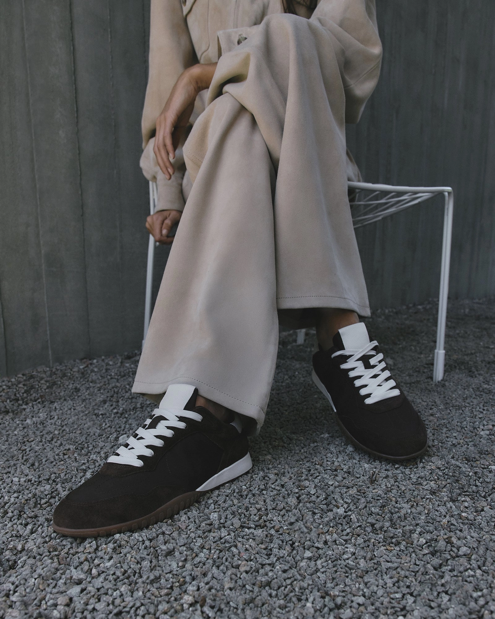GRETA SNEAKERS CHOCOLATE MULTI