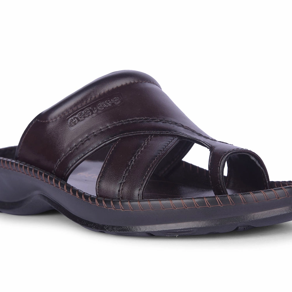 Healers By Liberty Mens STEAMER92E Brown Casual Thong