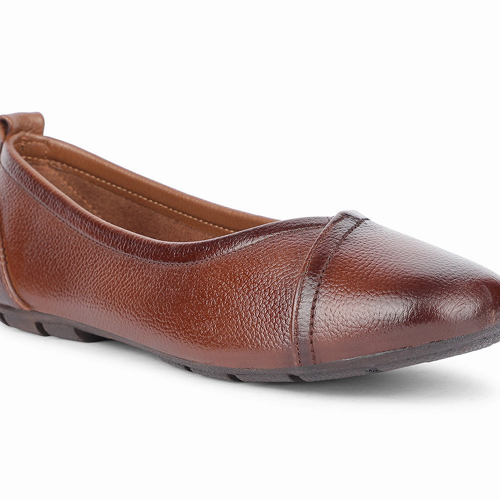 Healers Formal Brown Ballerina For Women T840-04 By Liberty