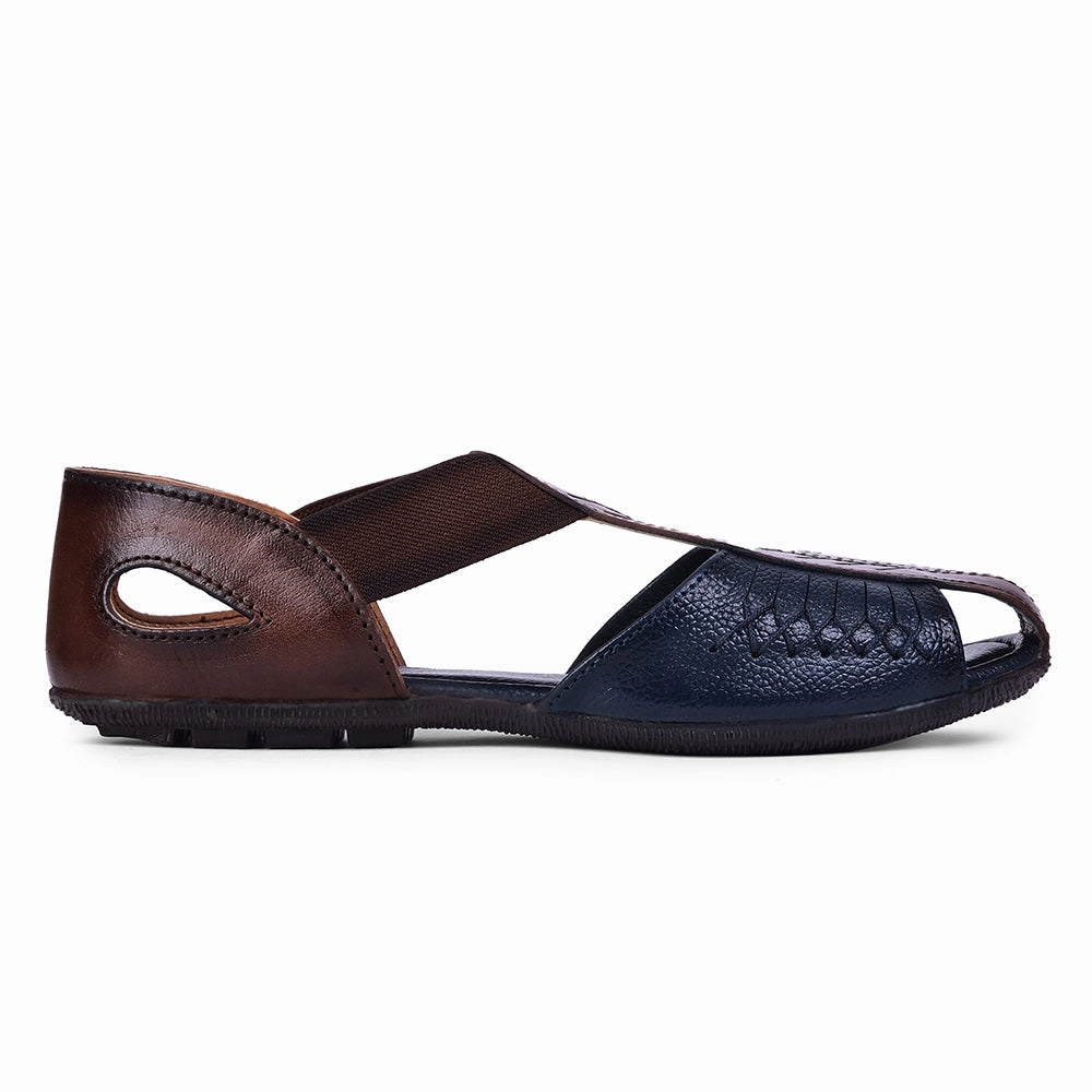 Healers Formal Navy Blue Flat Slipper For Women T840-07 By Liberty