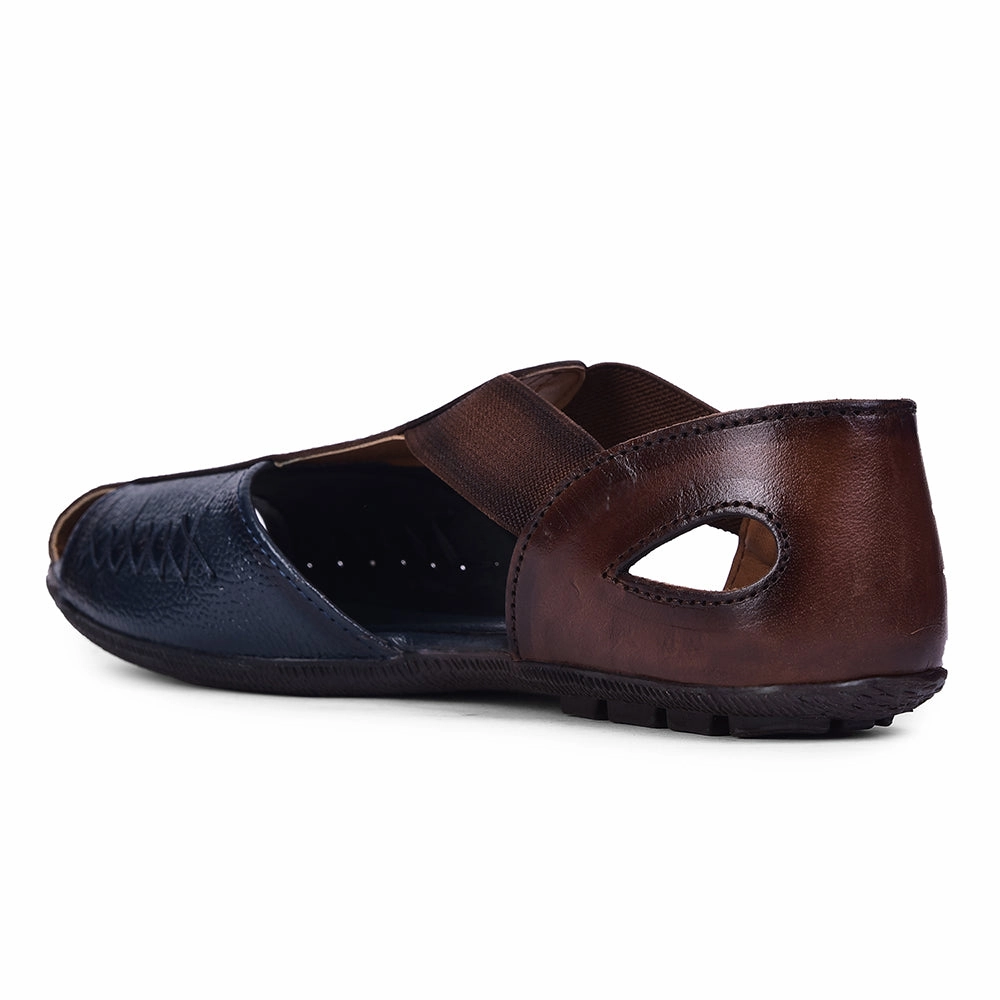 Healers Formal Navy Blue Flat Slipper For Women T840-07 By Liberty