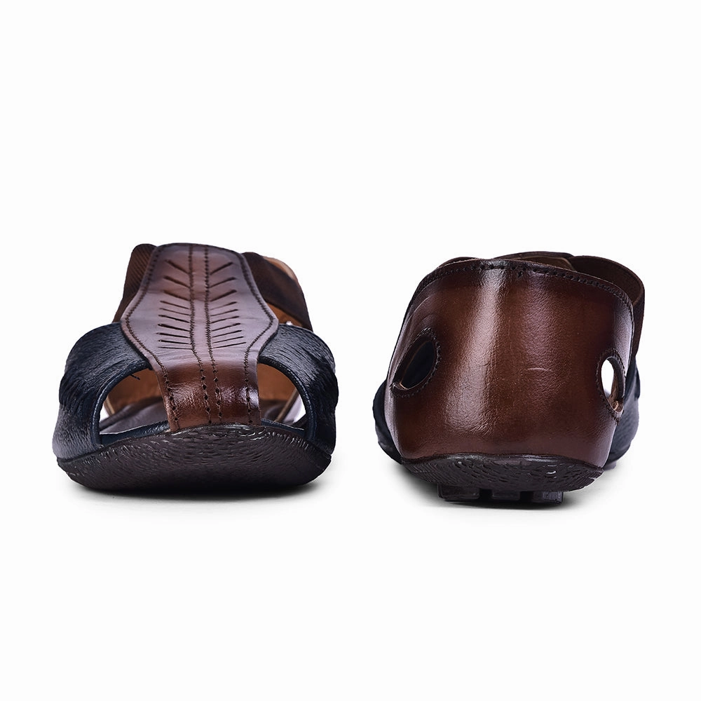 Healers Formal Navy Blue Flat Slipper For Women T840-07 By Liberty