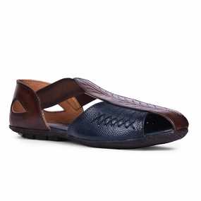 Healers Formal Navy Blue Flat Slipper For Women T840-07 By Liberty
