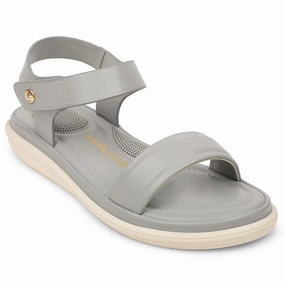 Healers Grey Casual Flat Sandal For Women SSAL-1 By Liberty