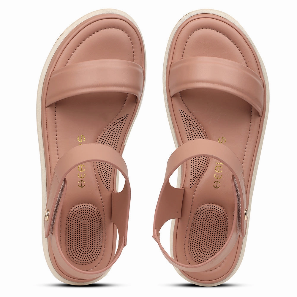 Healers Peach Casual Flat Sandal For Women SSAL-1 By Liberty