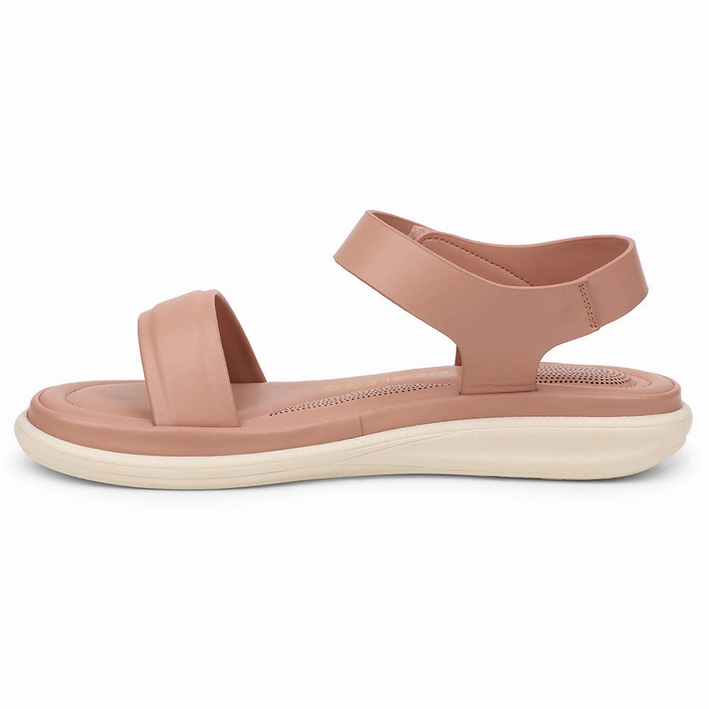 Healers Peach Casual Flat Sandal For Women SSAL-1 By Liberty