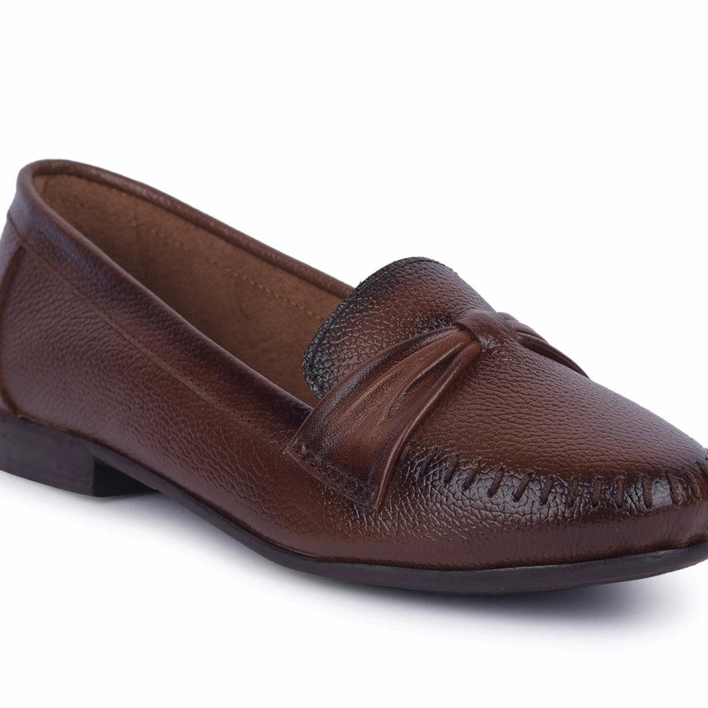 Healers Tan Formal Ballerina Shoes For Women TLO-22 By Liberty