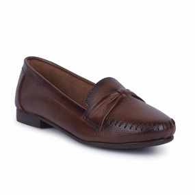 Healers Tan Formal Ballerina Shoes For Women TLO-22 By Liberty