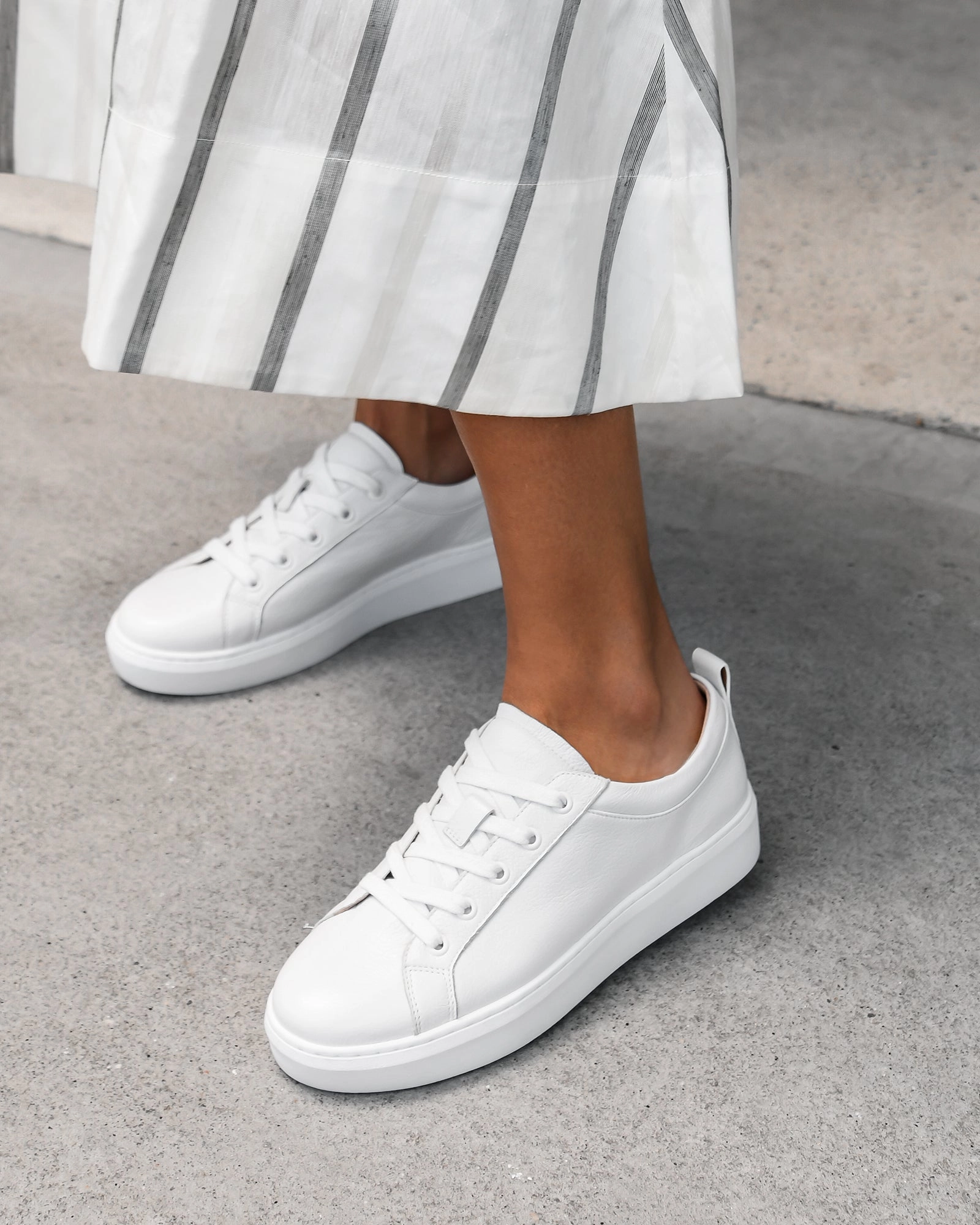 HILDA SNEAKERS WHITE LEATHER