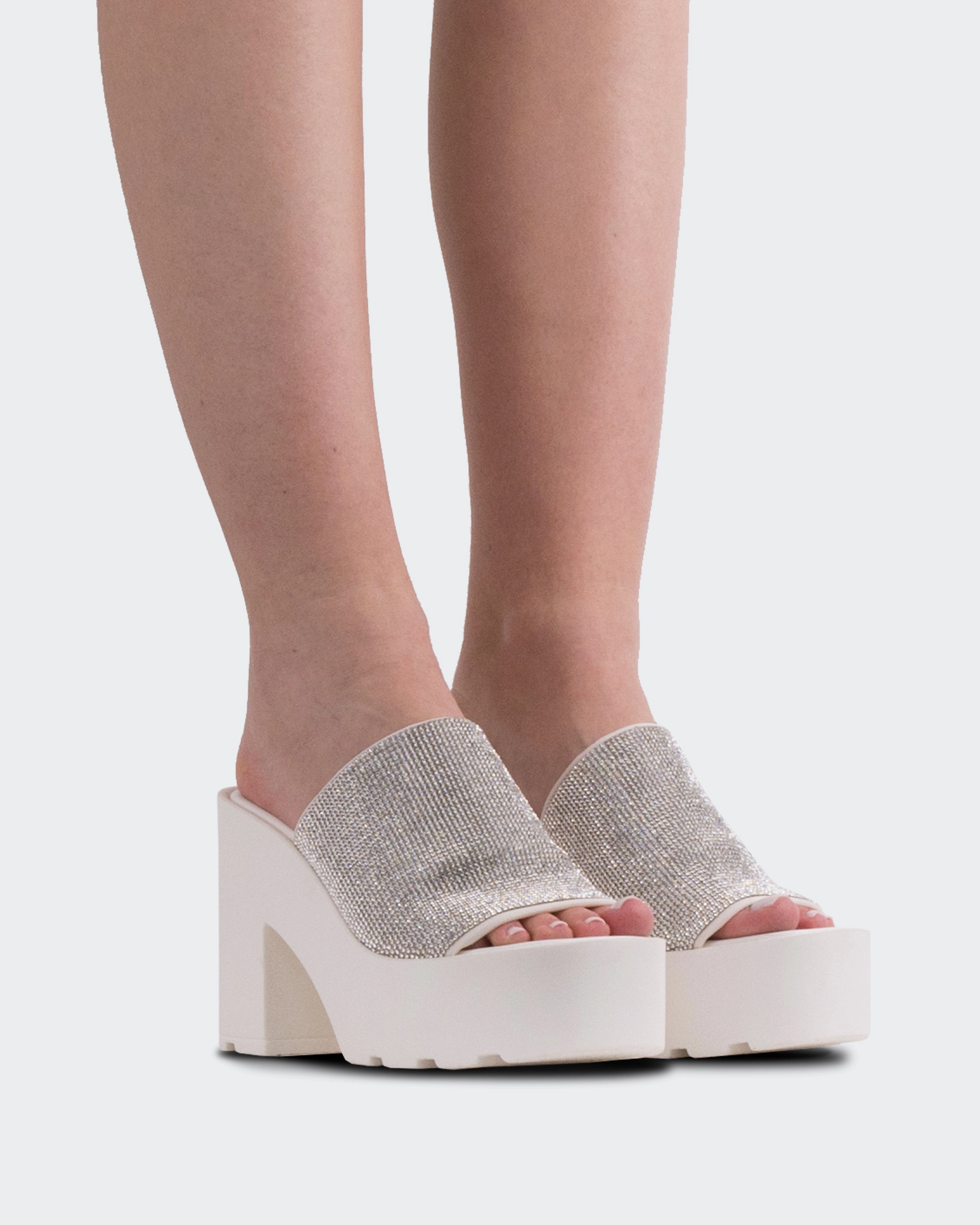 Hutton White Strass