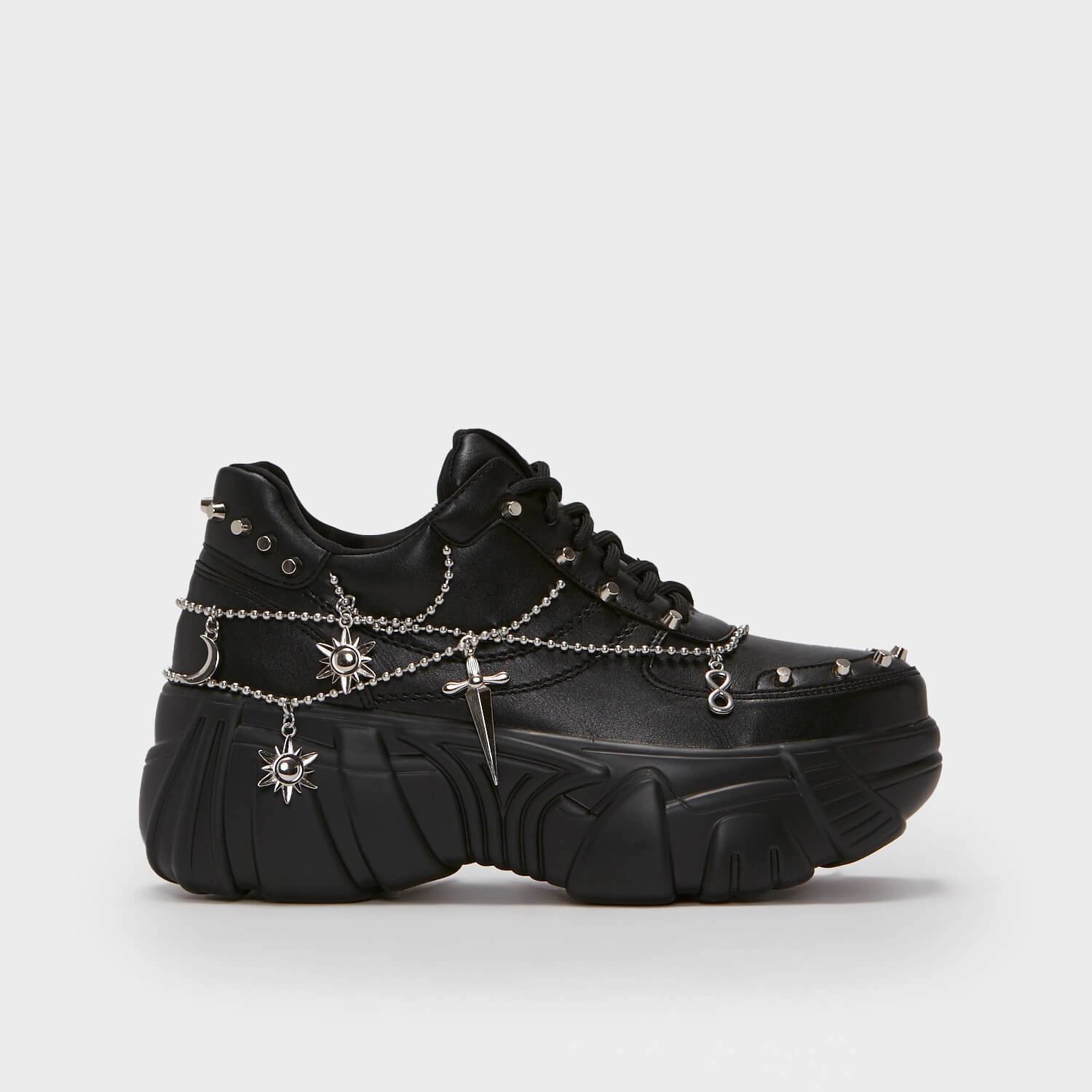 Jinx Men's Mystic Charm Trainers-Black-Size 9-Clearance