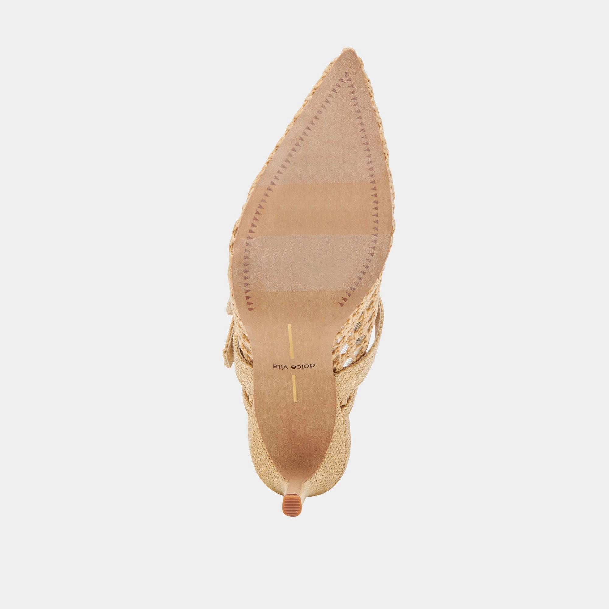KEEKEE HEELS LT NATURAL WOVEN RAFFIA