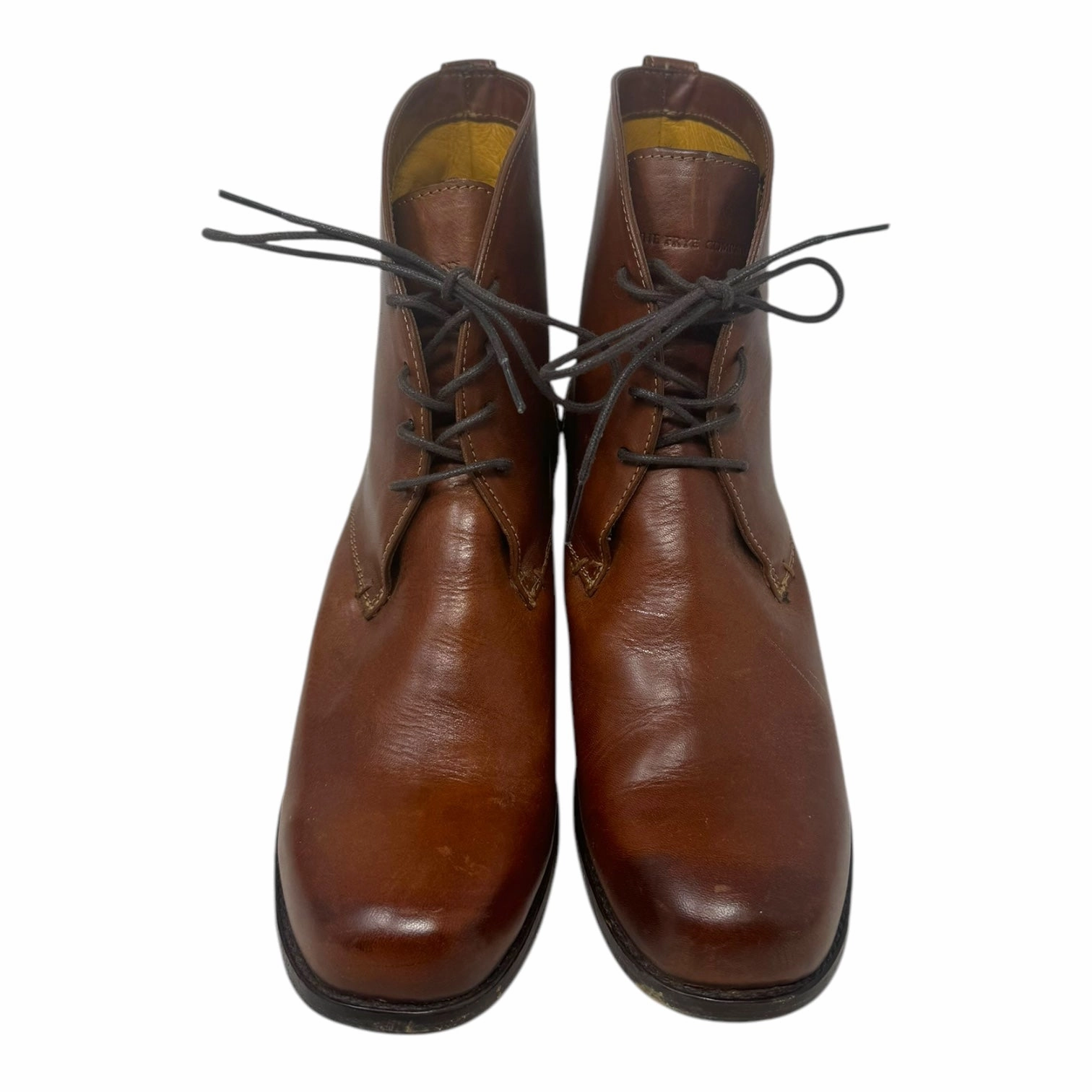 Kendall Chukka Lace Up Boots Designer By Frye In Brown, Size: 10