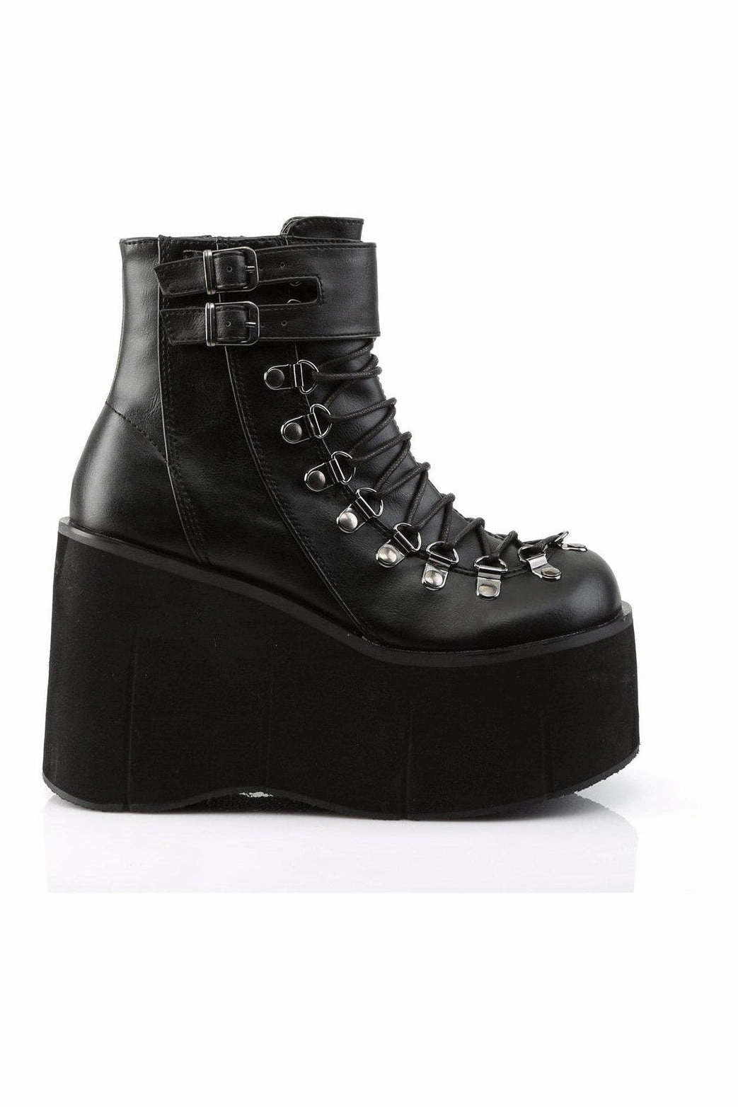 KERA-21 Ankle Boot | Black Faux Leather