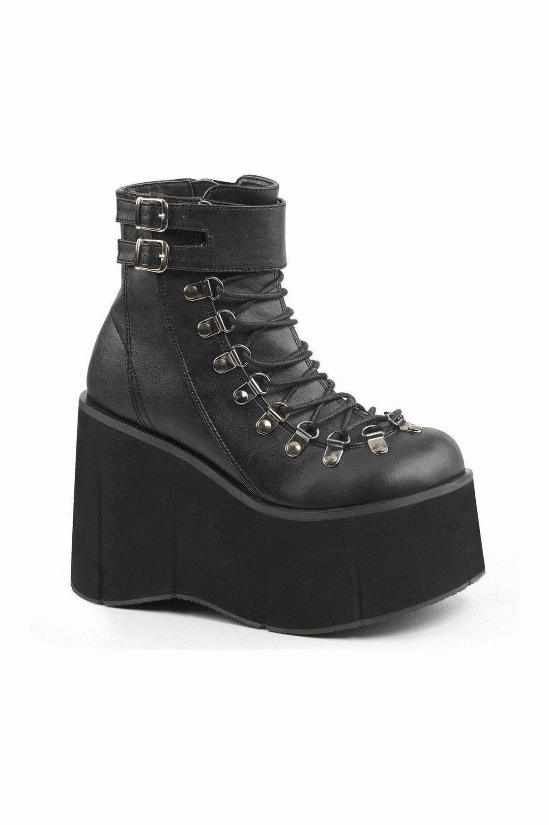 KERA-21 Ankle Boot | Black Faux Leather
