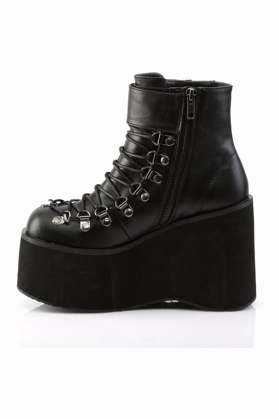 KERA-21 Ankle Boot | Black Faux Leather