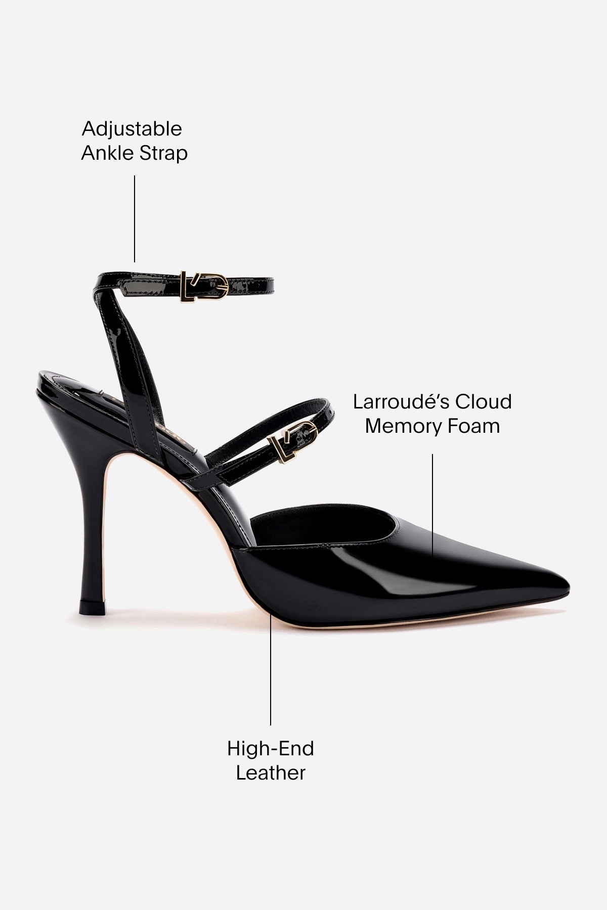 Kris Pump In Black Patent Leather
