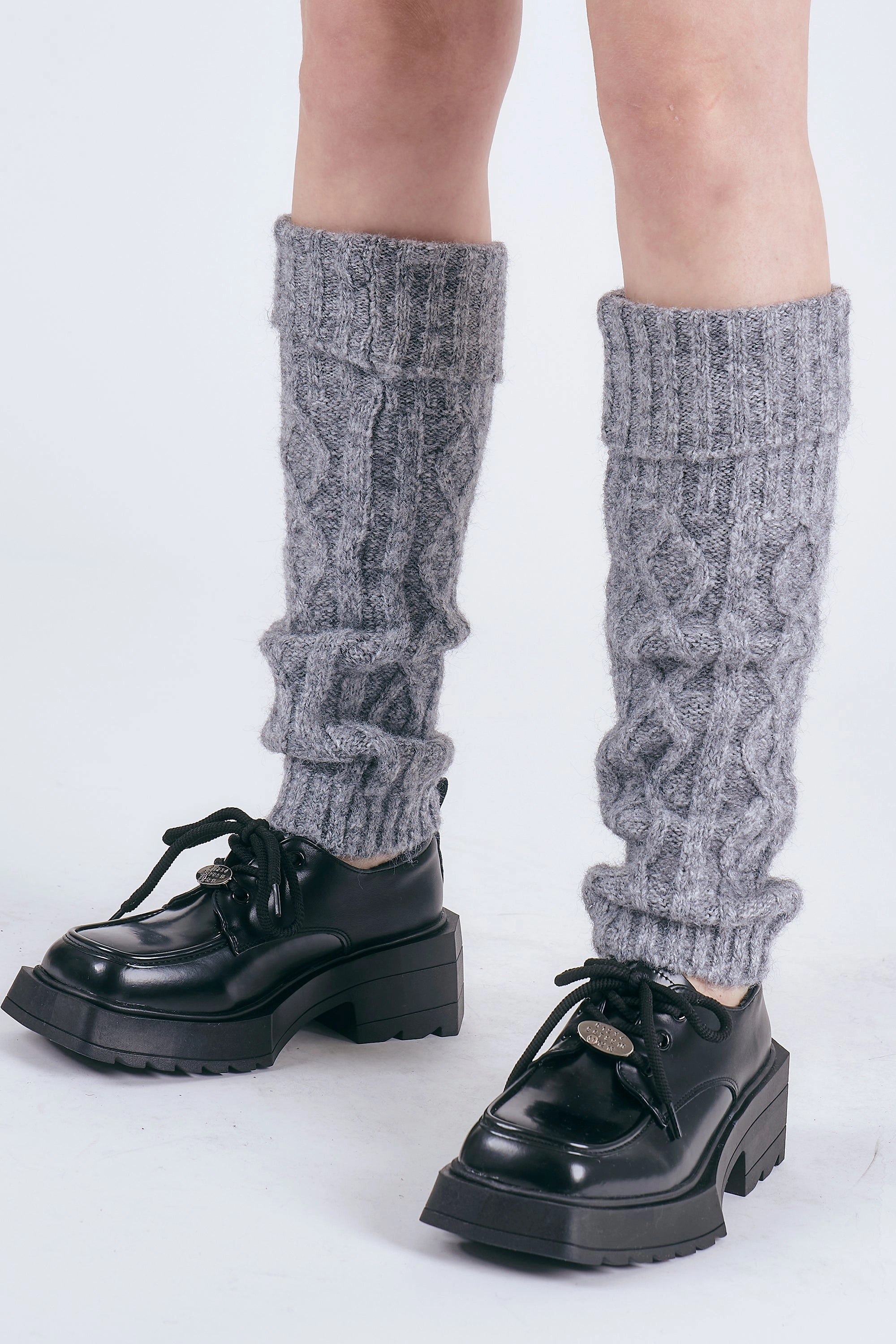 Lace-Up Platform Oxford Shoes