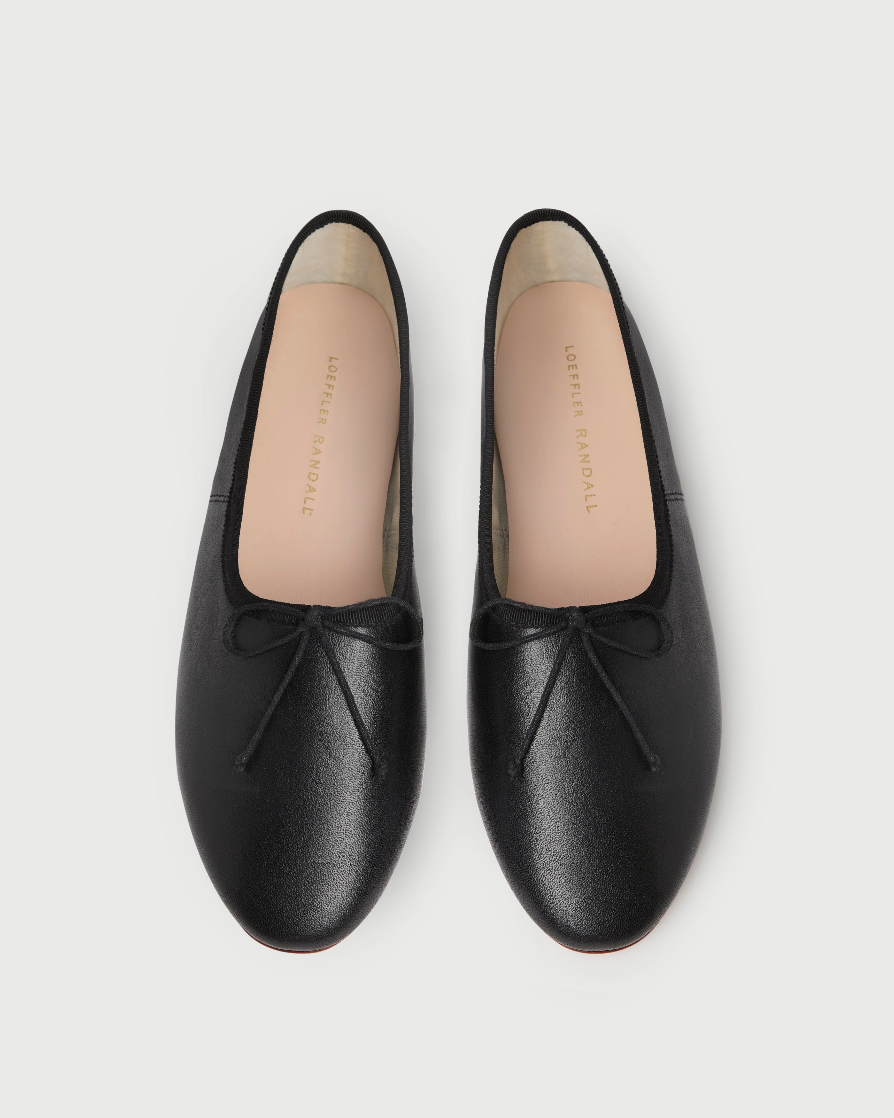 Landon Black Leather Ballet Flat
