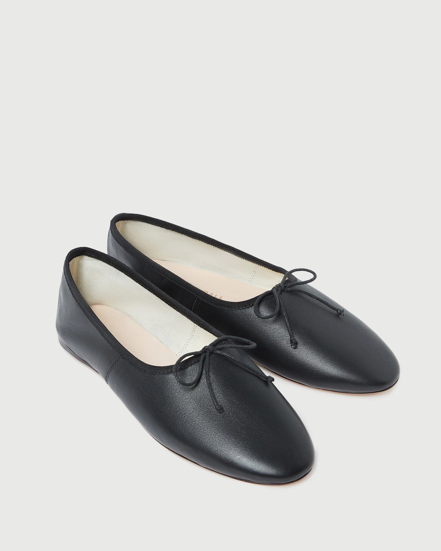 Landon Black Leather Ballet Flat
