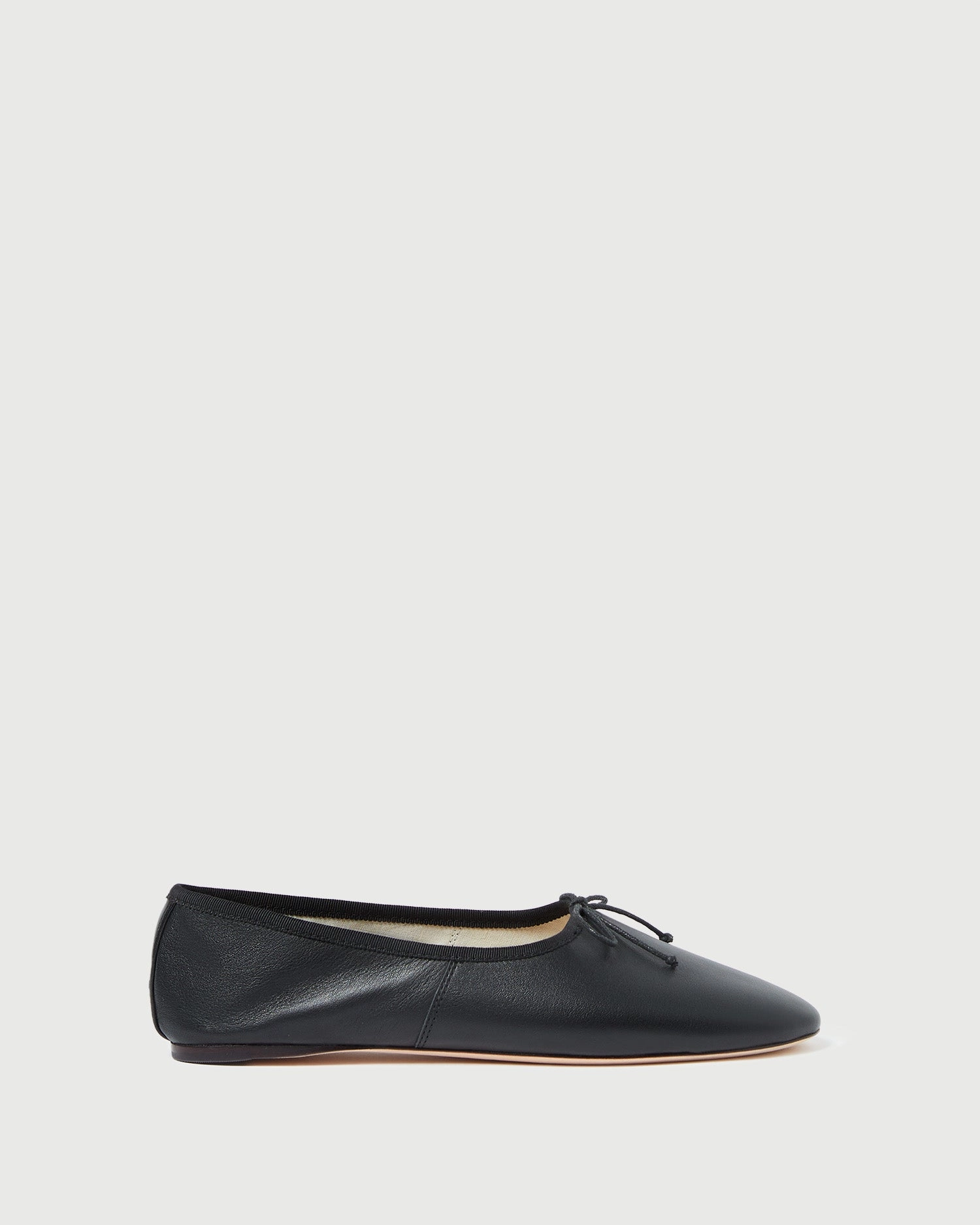 Landon Black Leather Ballet Flat