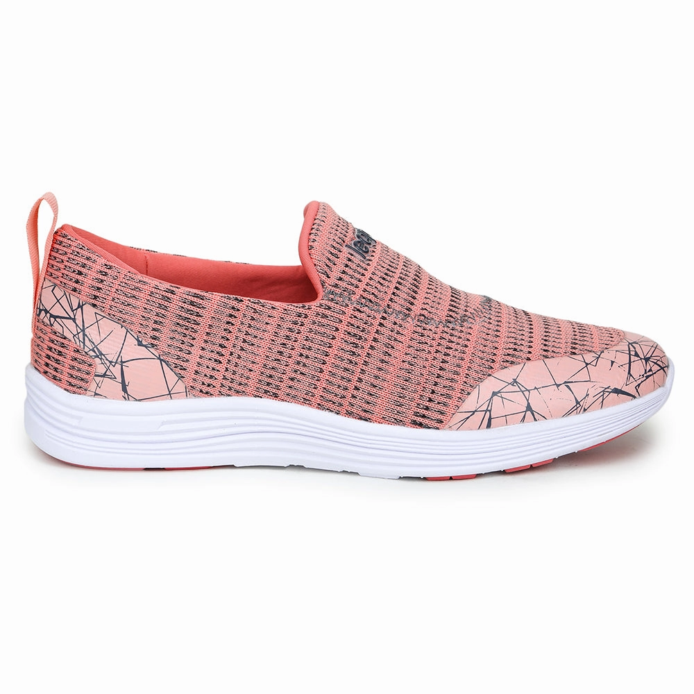 Leap7x Non Lacing Peach Casual Slip on Shoes For Women TRACY By Liberty