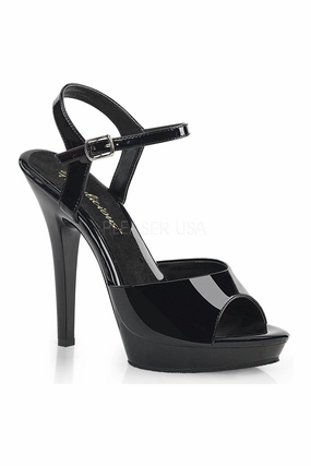 LIP-109 Sandal | Black Patent