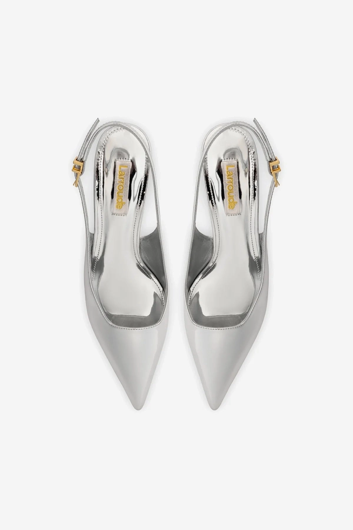 Loulou Pump In Silver Specchio