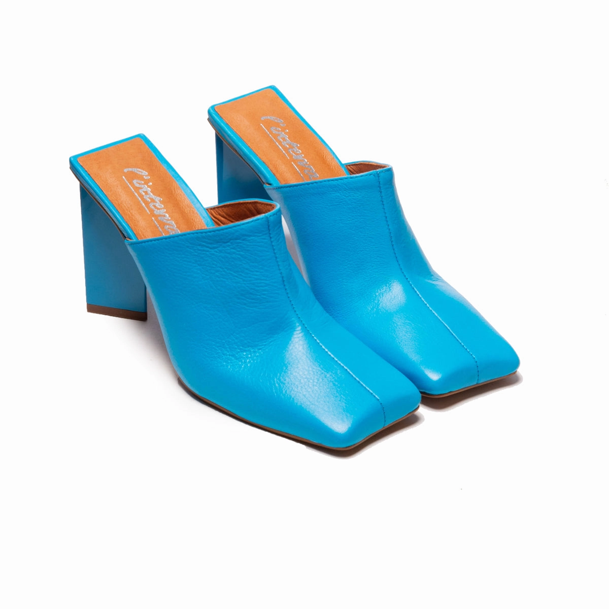 Loutro Electric Blue Leather