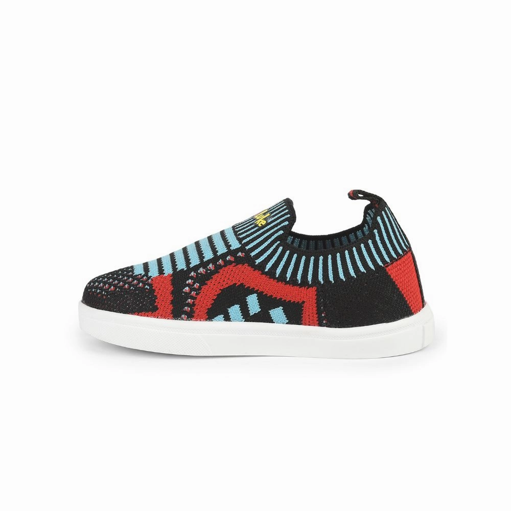 Lucy & Luke (Black) Casual Non Lacing Shoes For Kids MINT-5 By Liberty